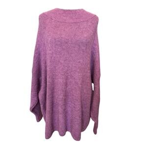 NEW TOPSHOP , NORDSTROM ~ High Neck Long Sleeve Oversized Sweater 4/6